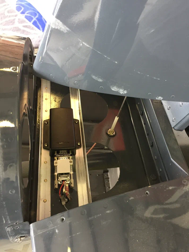 The magnetometer, tucked away in the back