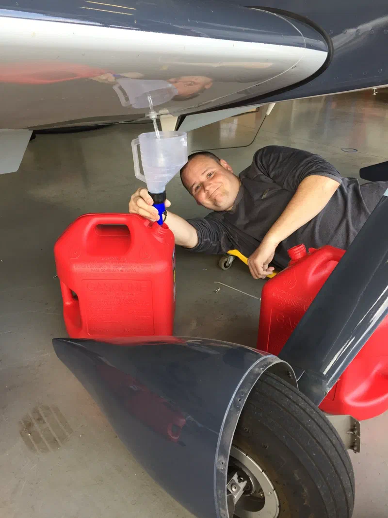 Calibrating the fuel gauges, gallon by gallon